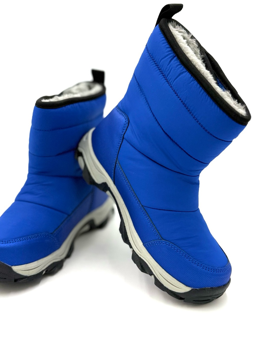 NIB Kid’s Dream Pairs Royal Blue Lined Snow Boots Size 2 (BOX)